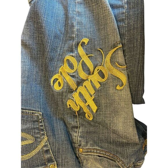 Southpole Jeans Women's 12/13 Blue Light Wash Boot Cut Jeans vintage Y2K - Picture 7 of 7